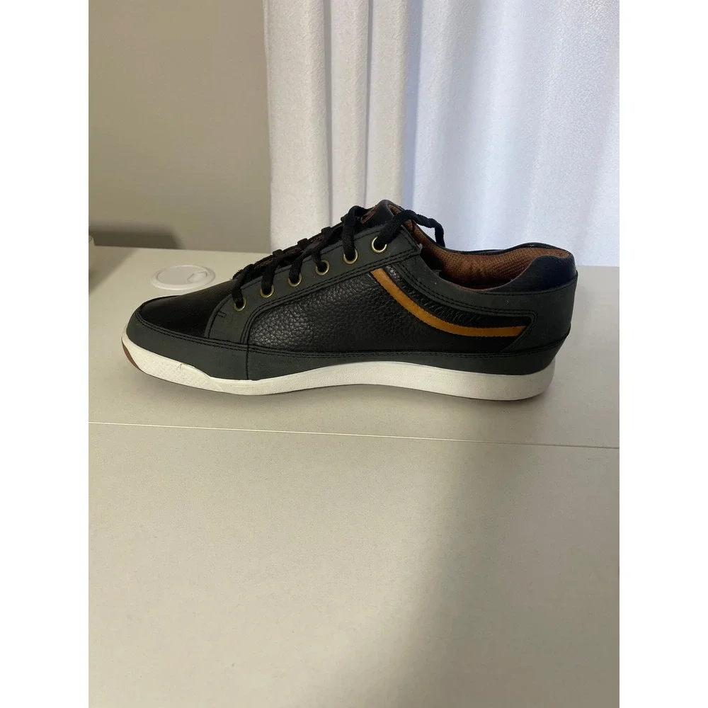 FootJoy Contour Casual Men's Golf Shoes Black Charcoal Leather Spikeless 54363
